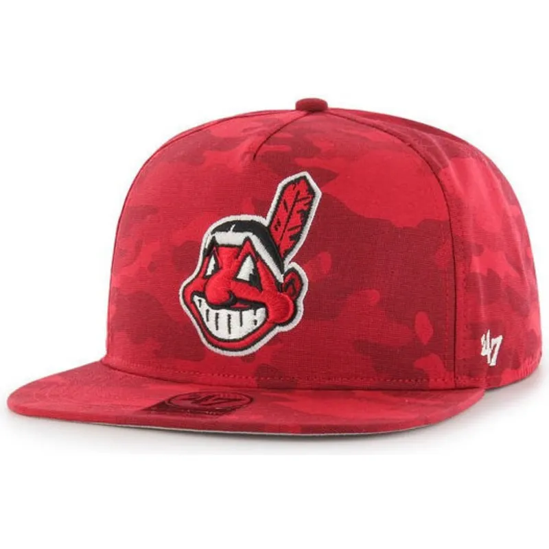 plana-snapback-cleveland-indians-mlb-47-brand