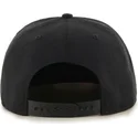 47-brand-flat-brim-pittsburgh-penguins-nhl-captain-black-snapback-cap