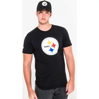Νέα Εποχή Pittsburgh Steelers NFL Μαύρο Μπλουζάκι
