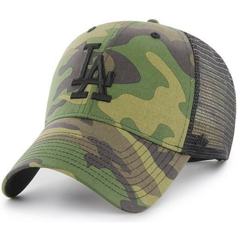47-brand-black-logo-los-angeles-dodgers-mlb-branson-mvp-camouflage-trucker-hat