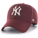 curva-snapback-granate-new-york-yankees-mlb-47-brand