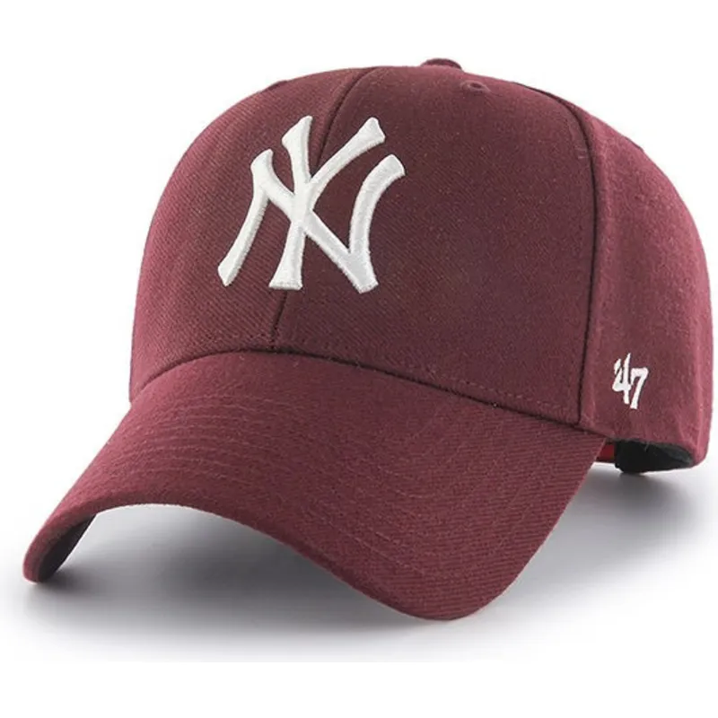 curva-snapback-granate-new-york-yankees-mlb-47-brand