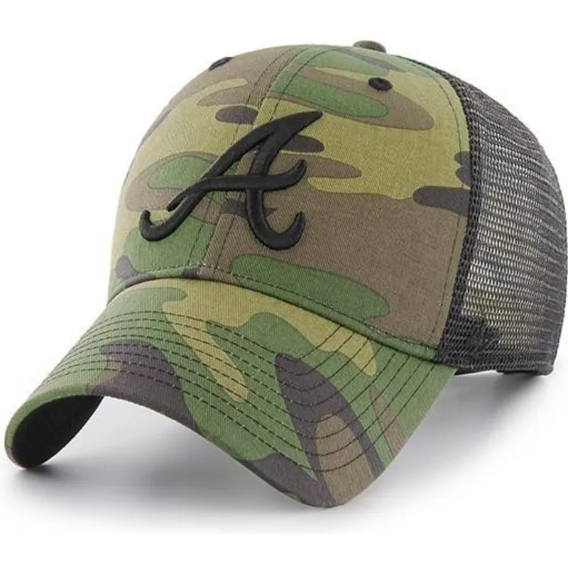 curva-snapback-negro-atlanta-braves-mlb-47-brand