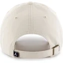 47-brand-curved-brim-atlanta-braves-mlb-clean-up-cream-cap