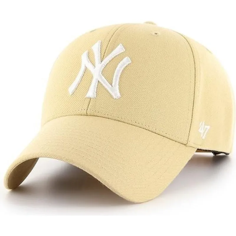 curva-snapback-oro-claro-new-york-yankees-mlb-47-brand