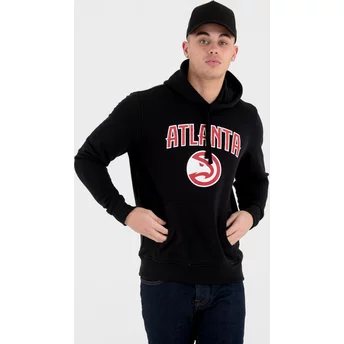 New Era Atlanta Hawks NBA Black Pullover Hoody Sweatshirt