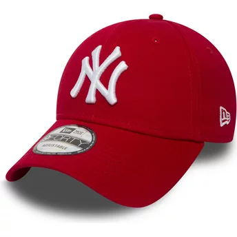 Νέα Εποχή Καμπυλωτή Περίμετρος 9FORTY Απαραίτητο New York Yankees MLB Κόκκινο Ρυθμιζόμενο Καπέλο