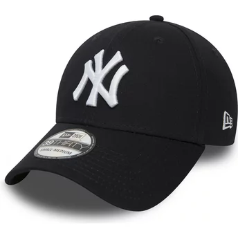 New Era Curved Brim 39THIRTY Classic New York Yankees MLB Navy Blue Fitted Cap