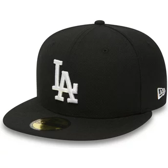 Νέα Εποχή Επίπεδο Περίγραμμα 59FIFTY Απαραίτητο Los Angeles Dodgers MLB Μαύρο Προσαρμοσμένο Καπέλο