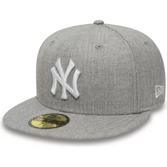 Νέα Εποχή Επίπεδη Μπριμ 9FIFTY Απαραίτητο New York Yankees MLB Γκρι Προσαρμοσμένο Καπέλο