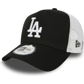 Νέα Εποχή Καθαρό Πλαίσιο Los Angeles Dodgers MLB Μαύρο Καπέλο Οδηγού Φορτηγού