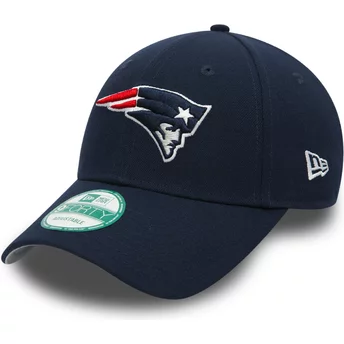 Νέα Εποχή Καμπυλωτή Πλευρά 9FORTY Το Πρωτάθλημα της Νέας Αγγλίας Patriots NFL Ναυτικό Μπλε Ρυθμιζόμενο Καπέλο