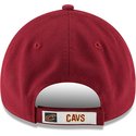 new-era-curved-brim-9forty-the-league-cleveland-cavaliers-nba-red-adjustable-cap