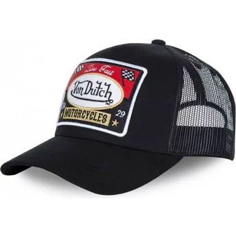 Καπέλο Von Dutch με Καμπύλη Περίμετρο BLACKY1 Μαύρο Ρυθμιζόμενο