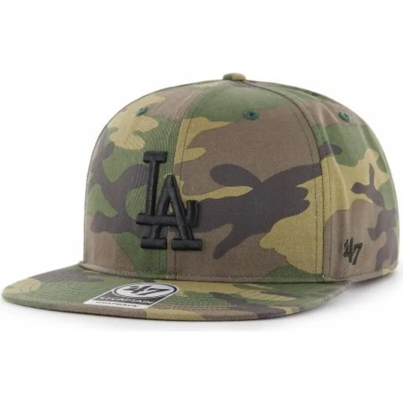 plana-snapback-negro-los-angeles-dodgers-mlb-47-brand