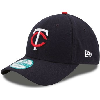 New Era Curved Brim 9FORTY The League Minnesota Twins MLB Navy Blue Adjustable Cap