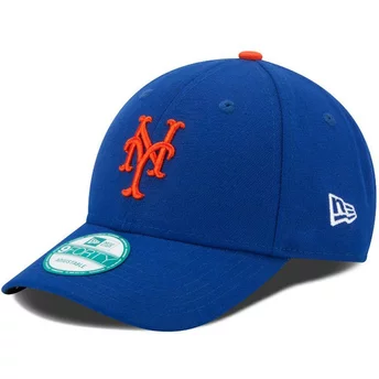Νέα Εποχή Καμπυλωτή Περίμετρος 9FORTY Η Λίγκα Νέα Υόρκη Mets MLB Μπλε Ρυθμιζόμενο Καπέλο