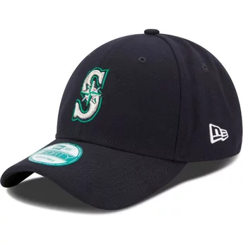 Νέα Εποχή Καμπύλη Περίμετρος 9FORTY The League Seattle Mariners MLB Ναυτικό Μπλε Ρυθμιζόμενο Καπέλο