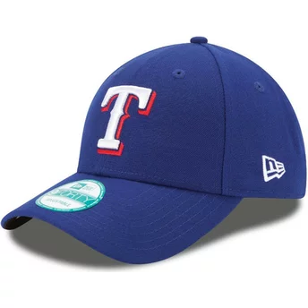 Νέα Εποχή Καμπυλωτό Περίγραμμα 9FORTY Η Λίγκα Texas Rangers MLB Μπλε Ρυθμιζόμενο Καπέλο