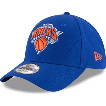 Νέα Εποχή Καμπυλωτό Πετο 9FORTY The League New York Knicks NBA Μπλε Ρυθμιζόμενο Καπέλο