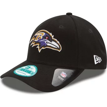 Νέα Εποχή Καμπύλη Μπριμ 9FORTY Το Πρωτάθλημα Baltimore Ravens NFL Μαύρο Ρυθμιζόμενο Καπέλο