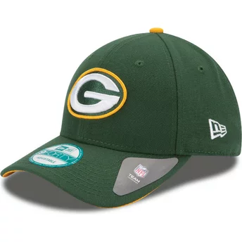 Νέα Εποχή Καμπύλη Περίμετρος 9FORTY Η Λίγκα Green Bay Packers NFL Πράσινο Ρυθμιζόμενο Καπέλο