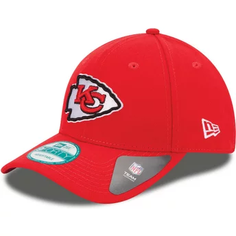Καπέλο New Era με καμπυλωτό γείσο New Era 9FORTY The League των Kansas City Chiefs του NFL, κόκκινο και ρυθμιζόμενο