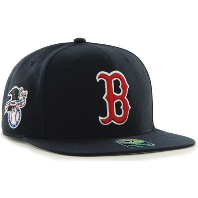 plana-snapback-boston-red-sox-mlb-47-brand