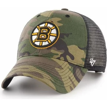 Καπέλο Φορτηγατζή Με Καμουφλάζ της 47 Brand Boston Bruins NHL MVP Branson