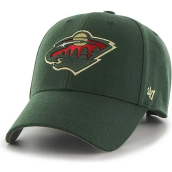 Καπέλο 47 Brand με καμπύλη γείση Minnesota Wild NHL MVP Πράσινο