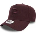 curva-granate-granate-9forty-seasonal-heather-a-frame-pittsburgh-pirates-mlb-new-era