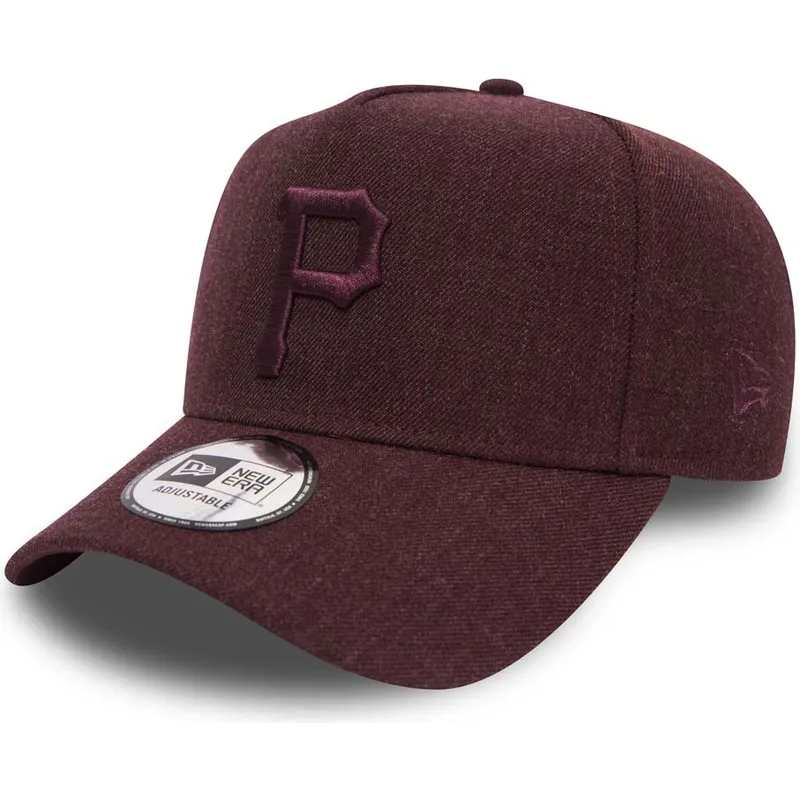 curva-granate-granate-9forty-seasonal-heather-a-frame-pittsburgh-pirates-mlb-new-era