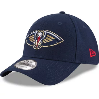 Νέα Εποχή Καμπύλη Μπριμ 9FORTY Η Λίγκα Νέας Ορλεάνης Pelicans NBA Μπλε Προσαρμοσμένο Καπέλο Ναυτικού