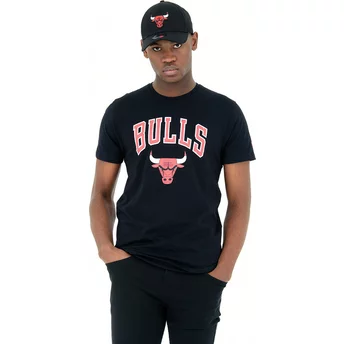 Νέα Εποχή Σικάγο Bulls NBA Μαύρο Μπλουζάκι