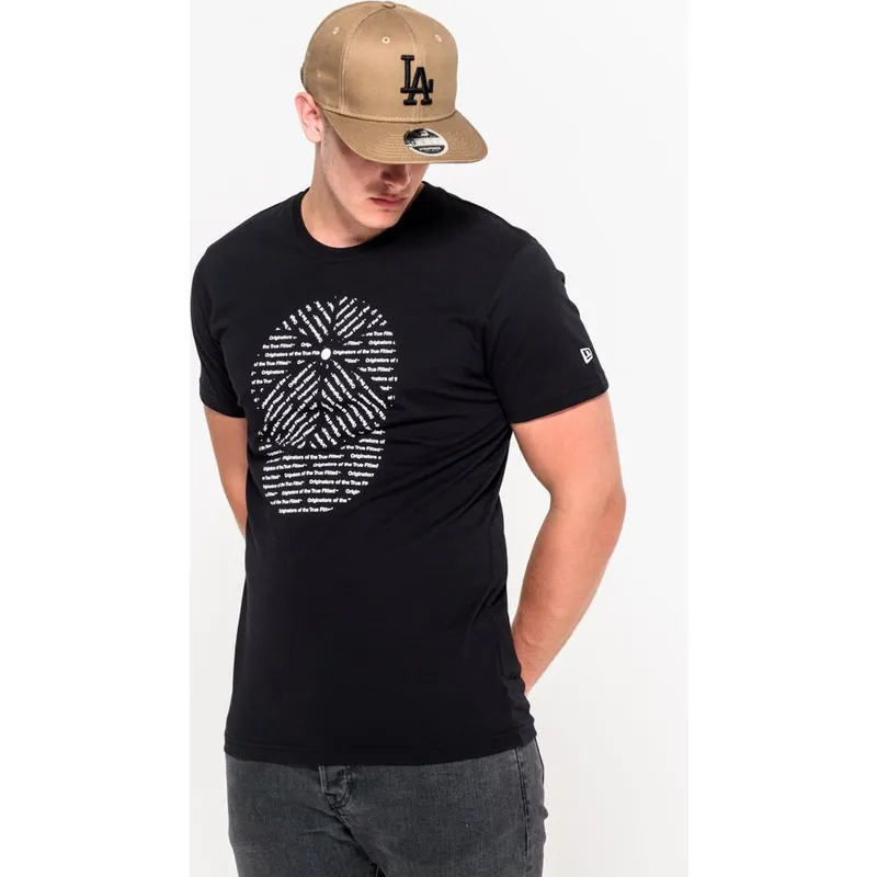 camiseta-manga-corta-negra-originators-new-era camiseta-manga-corta-negra-originators-new-era