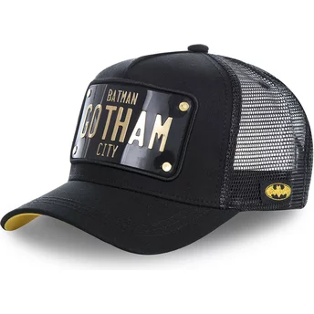 Ονομασία προϊόντος: Capslab Batman Gotham City Plate BATP1 DC Comics Μαύρο Καπέλο Οδηγού Φορτηγού