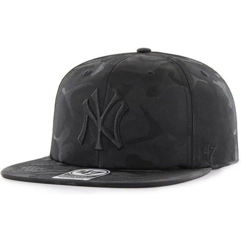 plana-snapback-negro-new-york-yankees-mlb-47-brand