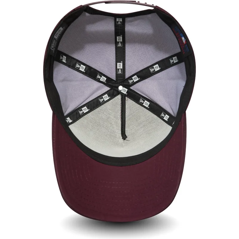 curva-snapback-granate-ripstop-a-frame-los-angeles-dodgers-mlb-new-era