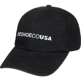 DC Shoes Curved Brim Chalker Black Adjustable Cap