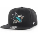plana-snapback-captain-no-shot-san-jose-sharks-nhl-47-brand