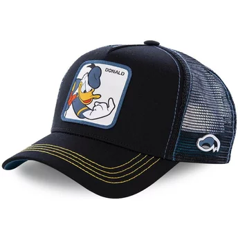 Capslab Donald Duck DON2 Disney Black Trucker Hat
