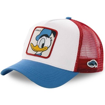 Capslab Donald Duck DUC2 Disney White, Red and Blue Trucker Hat