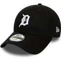 new-era-curved-brim-9forty-league-essential-detroit-tigers-mlb-black-adjustable-cap