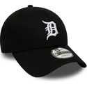 new-era-curved-brim-9forty-league-essential-detroit-tigers-mlb-black-adjustable-cap