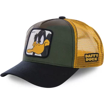 Καπέλο φορτηγατζή Capslab Daffy Duck DAF4 Looney Tunes Με παραλλαγή, Κίτρινο και Μαύρο