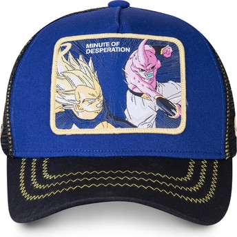 Capslab Vegeta Vs Kid Buu Minute of Desperation DES2 Dragon Ball Blue Trucker Hat