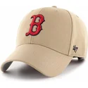 curva-khaki-snapback-ajustable-mvp-boston-red-sox-mlb-47-brand