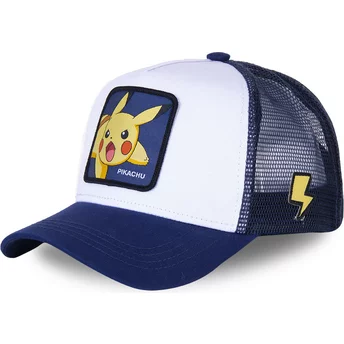 Προϊόν: Capslab Pikachu PIK8 Pokémon Λευκό και Μπλε Καπέλο Οδηγού Φορτηγού