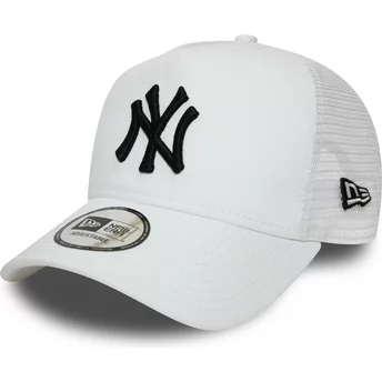 Νέα Εποχή Μαύρο Λογότυπο Απαραίτητο Καπέλο Τρακ Νέας Υόρκης Γιανκίς MLB Λευκό