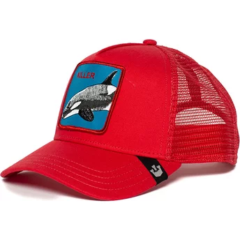 Goorin Bros. Κόκκινο Καπέλο Φορτηγατζή Φάλαινας Κτενίστρας